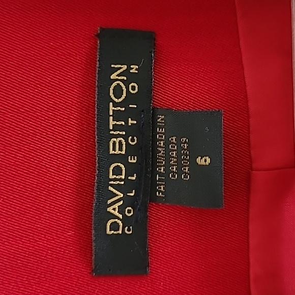David Bitton Red Blazer - Picture 2 of 3
